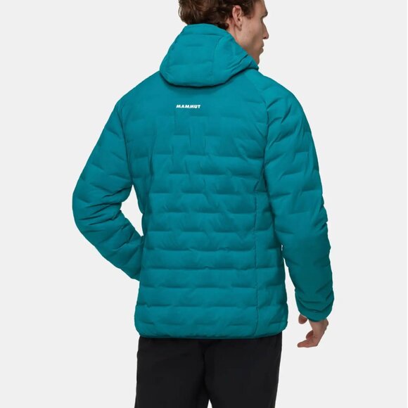 NWT NIB Mammut Sender IN Hooded Jacket, Men's Small Deep Teal - Picture 4 of 5